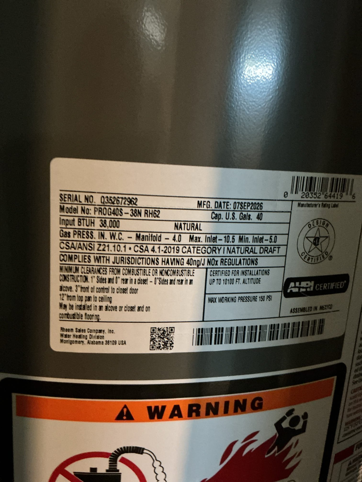 Water Heater Repair, Install & Replacement