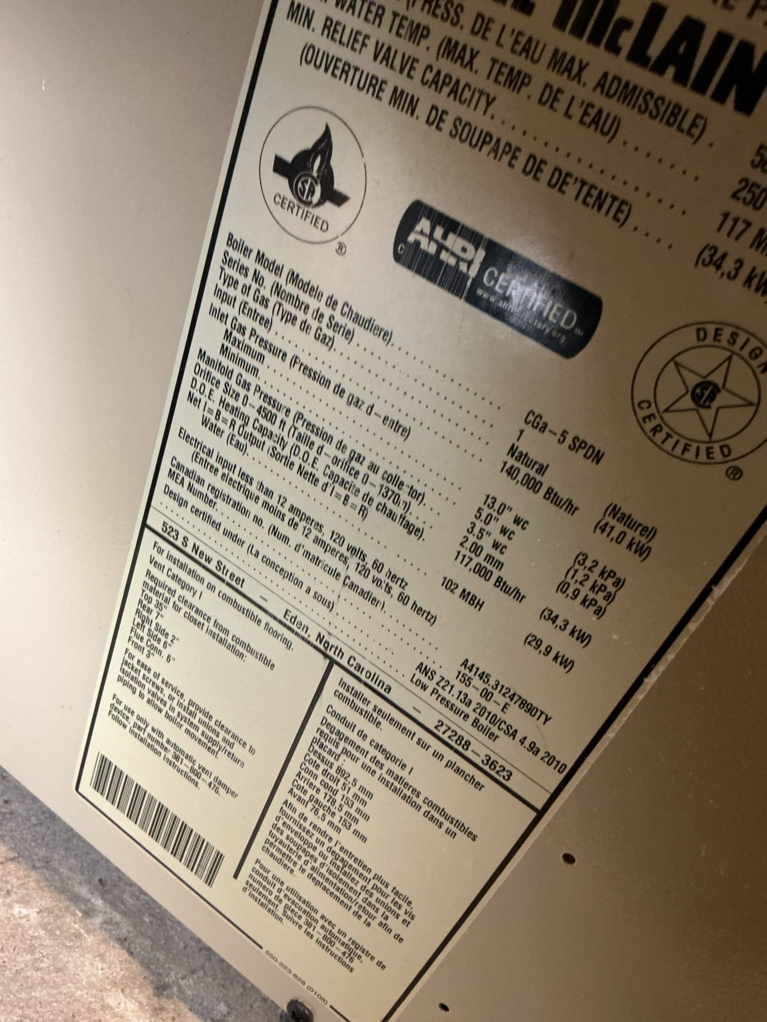 Boiler Repair, Install & Replacement