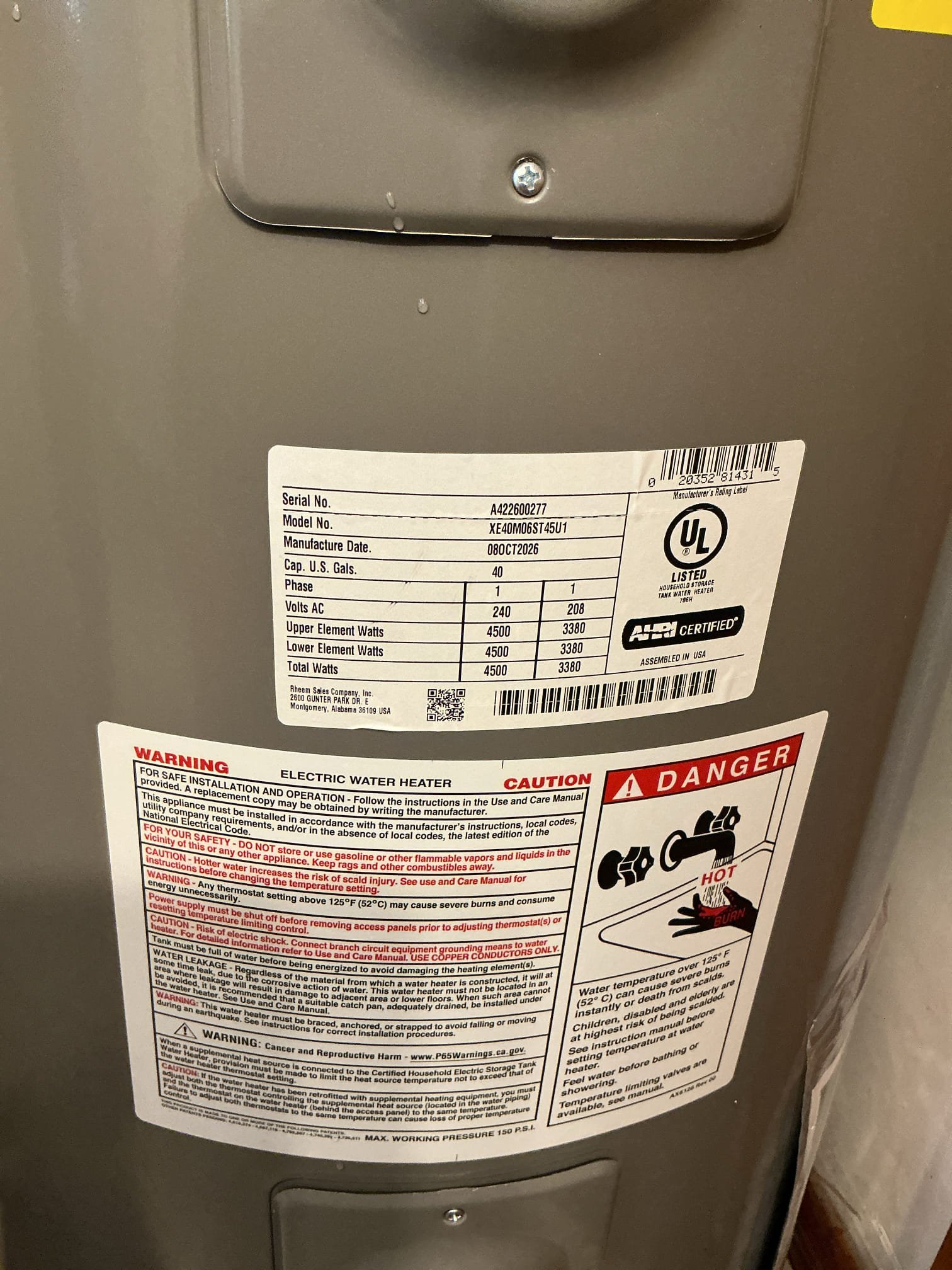 Water Heater Repair, Install & Replacement